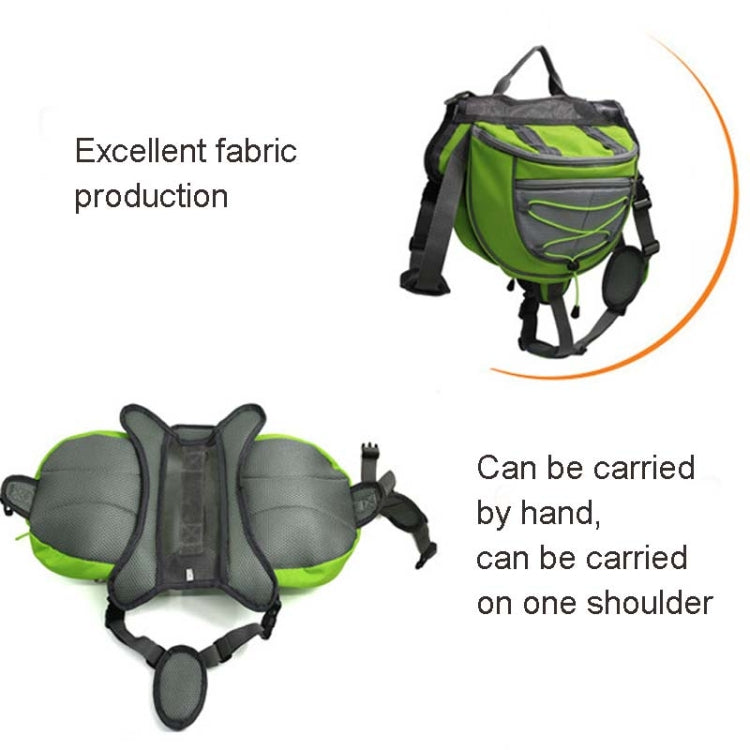 Self-Portable Backpack For Dogs Out Of The Backpack Breathable Mesh Pet Bag, Specification: S(Orange)