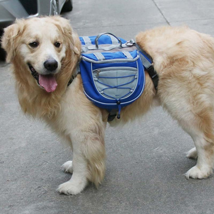 Self-Portable Backpack For Dogs Out Of The Backpack Breathable Mesh Pet Bag, Specification: S(Blue)