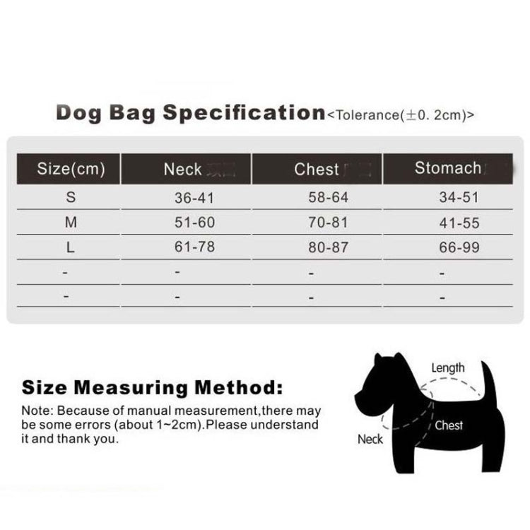 Self-Portable Backpack For Dogs Out Of The Backpack Breathable Mesh Pet Bag, Specification: L(Green)
