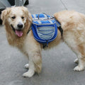 Self-Portable Backpack For Dogs Out Of The Backpack Breathable Mesh Pet Bag, Specification: L(Blue)