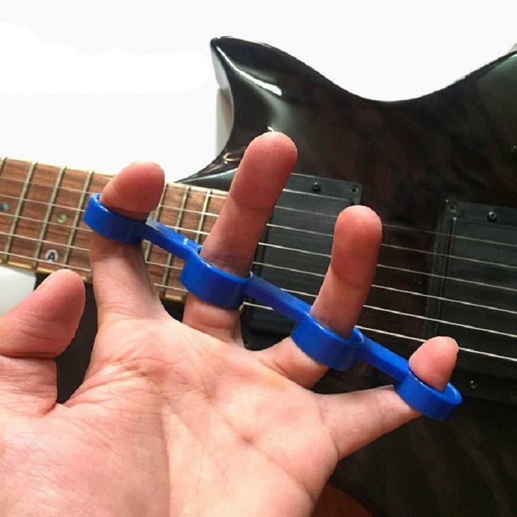 Guitar Finger Expansion Finger Force Device Piano Span Practice Finger Sleeve, Specification:Medium(Blue)
