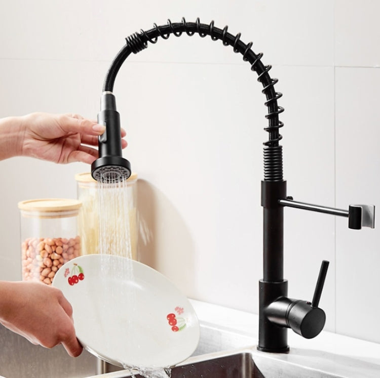 Kitchen Faucet Hot & Cold Water Tank Valve Sink Faucet, Specification: Electroplating Model