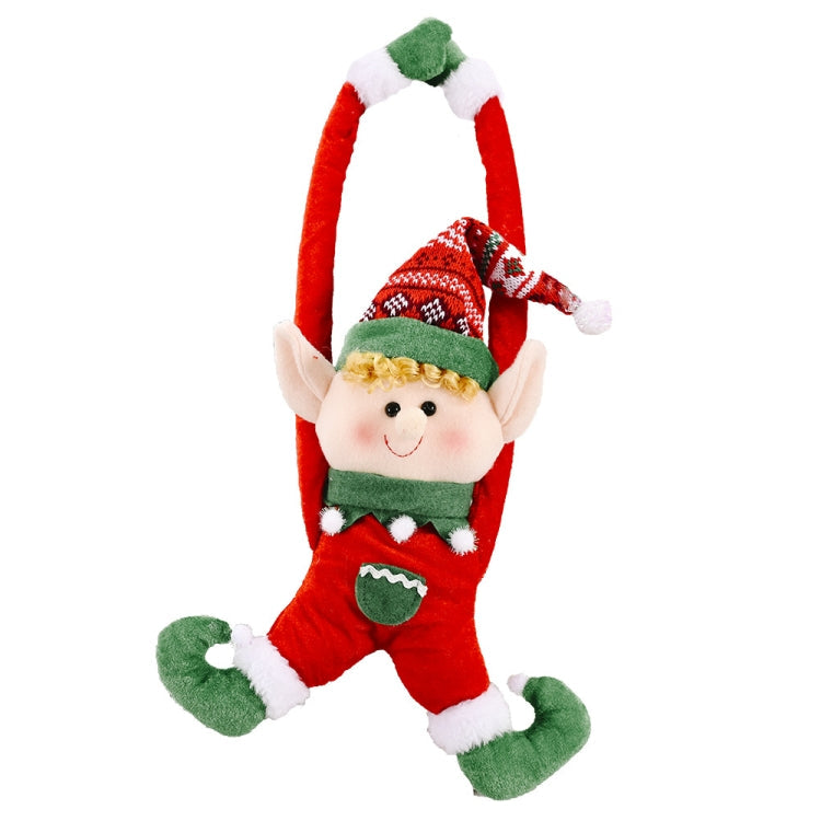 Christmas Decoration Fairy Curtain Buckle Door Hanging(Red)