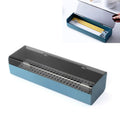 Household Kitchen Plastic Dust-Proof Drain Separator Chopstick Holder Storage Box(Blue)