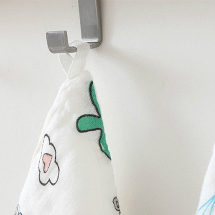 5 PCS Six-Layer Gauze Cotton Baby Square Handkerchief Saliva Towel Styles Random Delivery, Size:25x25cm