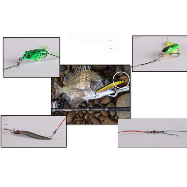 20 PCS Luya Front Wire With Pin Wire Anti-bite Wire, Size:15CM(Green)