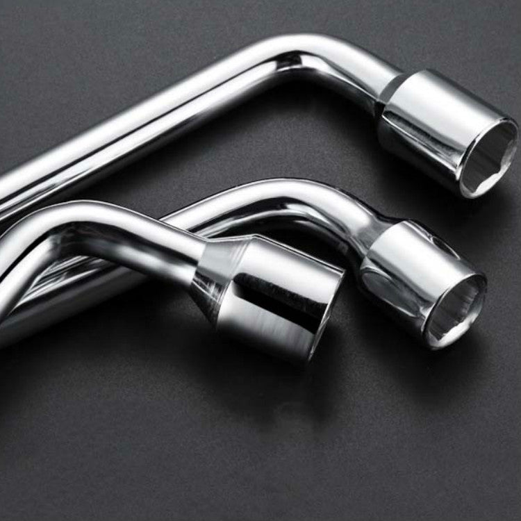 L-Type Car Tire Removal Tool Tire Wrench Socket Wrench, Specification: 17mm