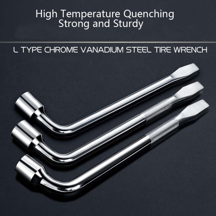 L-Type Car Tire Removal Tool Tire Wrench Socket Wrench, Specification: 17mm