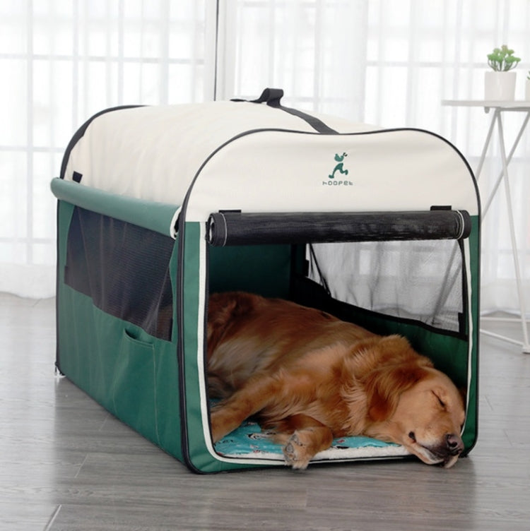Hoopet Pet Tent Composite Cloth Four Seasons General Indoor & Outdoor Pet Nest, Specification:M( Green)