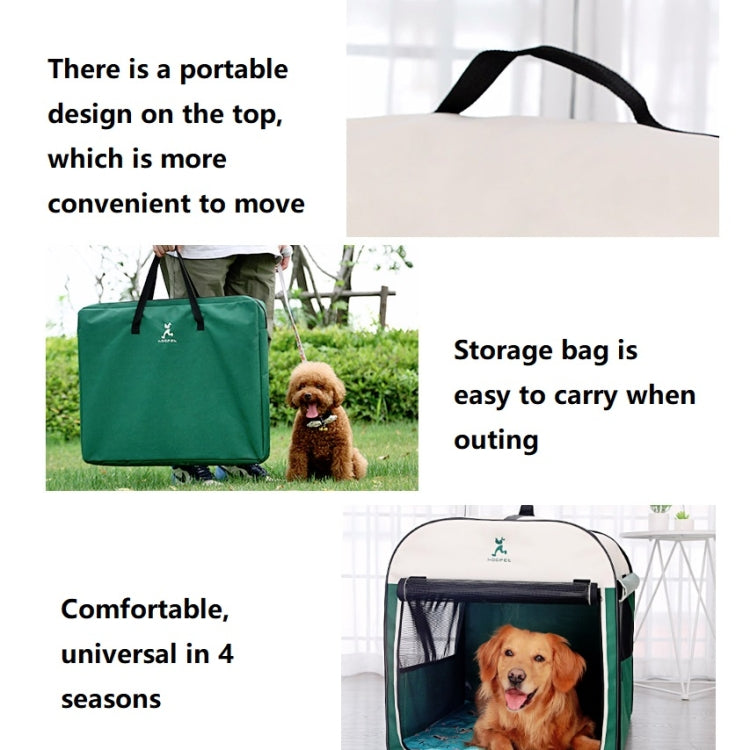 Hoopet Pet Tent Composite Cloth Four Seasons General Indoor & Outdoor Pet Nest, Specification:M( Green)