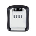 Wall-Mounted Key Code Box Construction Site Home Decoration Four-Digit Code Lock Key Box(Gray)