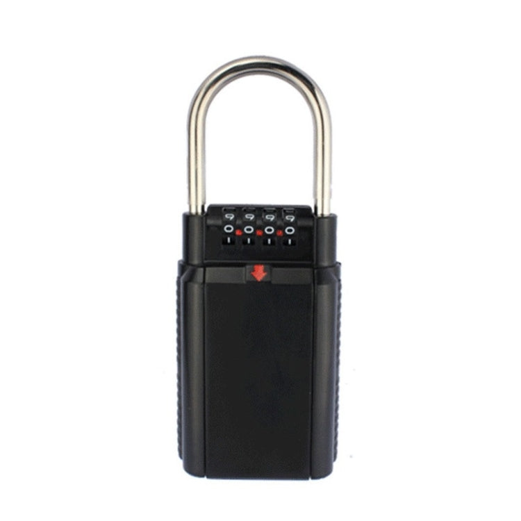Password Key Box Household Wall-Mounted Decoration Site Password Box(Black)