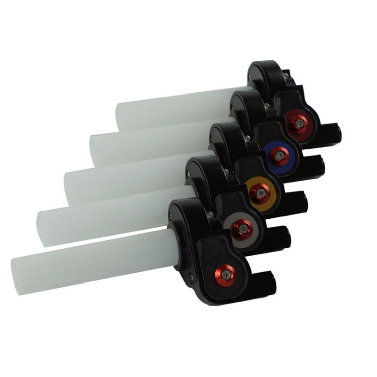 Motorcycle Modification Can See Through Bearing Color Roller Oiler Seat Big Screw Oil(Black)