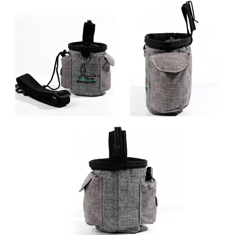 Pet Training Waist Bag Outdoor Multifunctional Snack Bag Pet Supplies(Denim Blue)