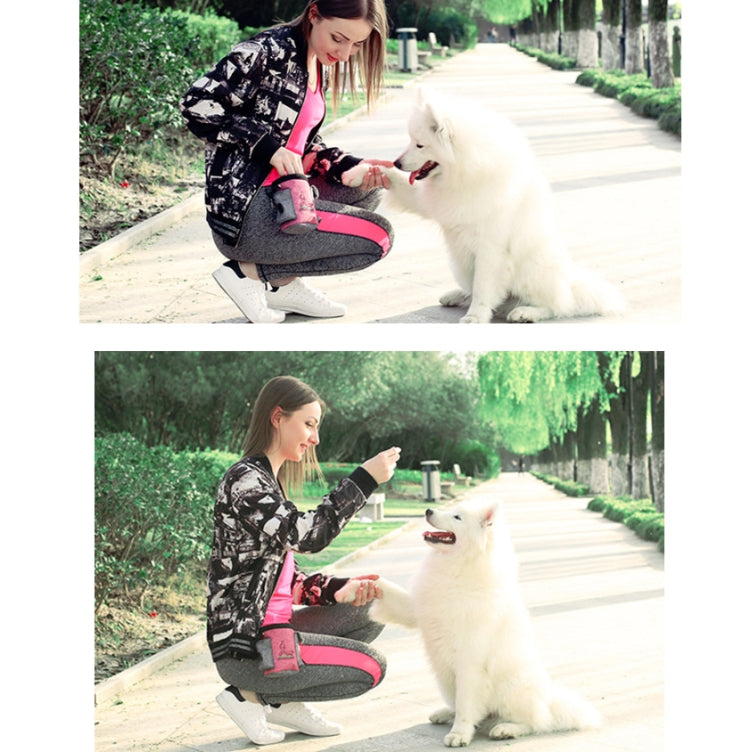 Pet Training Waist Bag Outdoor Multifunctional Snack Bag Pet Supplies(Denim Blue)