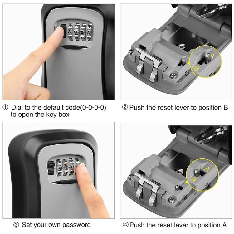 HG2 Arc Wall Mounted Password Key Box(Orange)