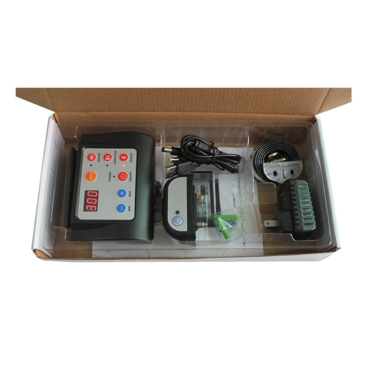 2 In 1 Smart Wireless Waterproof Fence Remote Dog Trainer with Collar, Style:420G(US Plug)