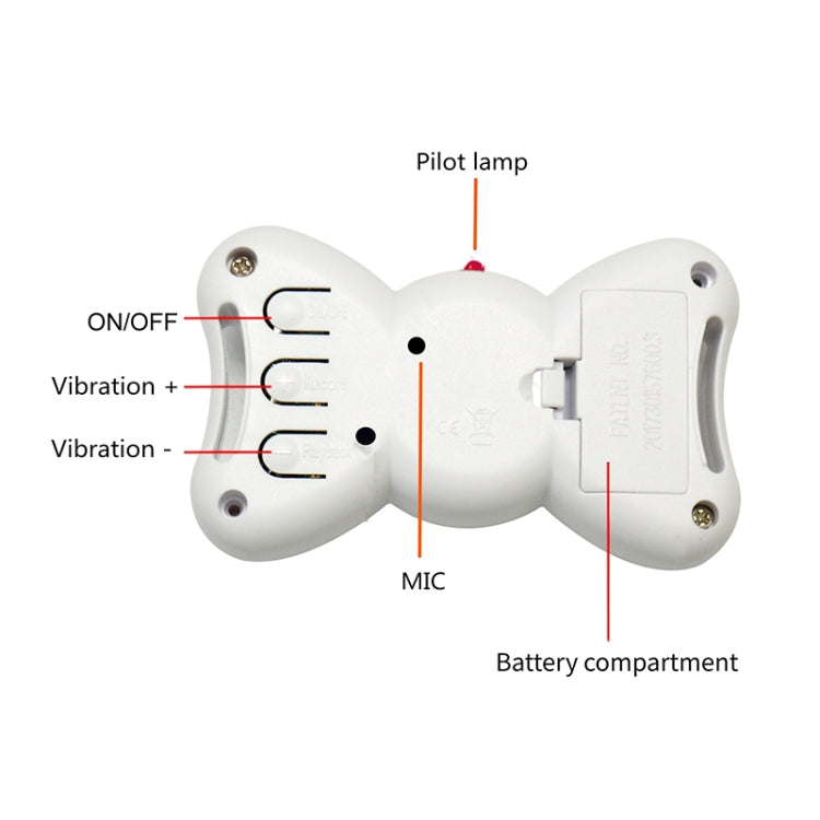 Automatic Voice Control Bark Arrester Collar Pet Supplies Trainer(Orange)