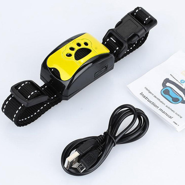 Rechargeable Waterproof Intelligent Identification Automatic Lock Bark Stop(Green)