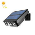 Without Ground Plug Wiring Free Infrared Sensor Waterproof Solar Lighting Wall Light, Color Temperature:Warm Light