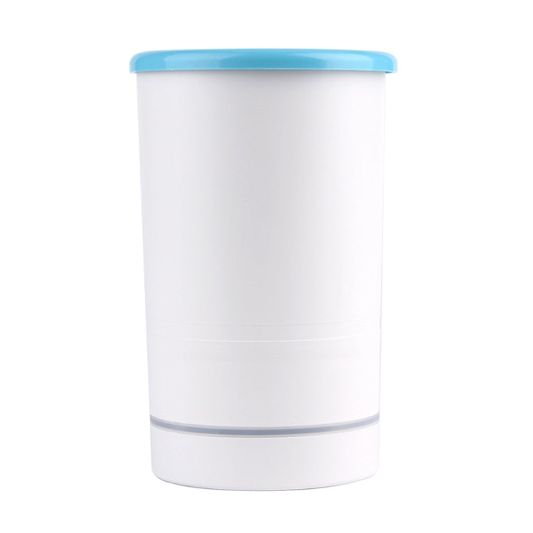 Pets Automatic Foot-Washing Cup Cats Dogs Extremities Cleaning Artifact, Size:M 10-14cm(Blue White)