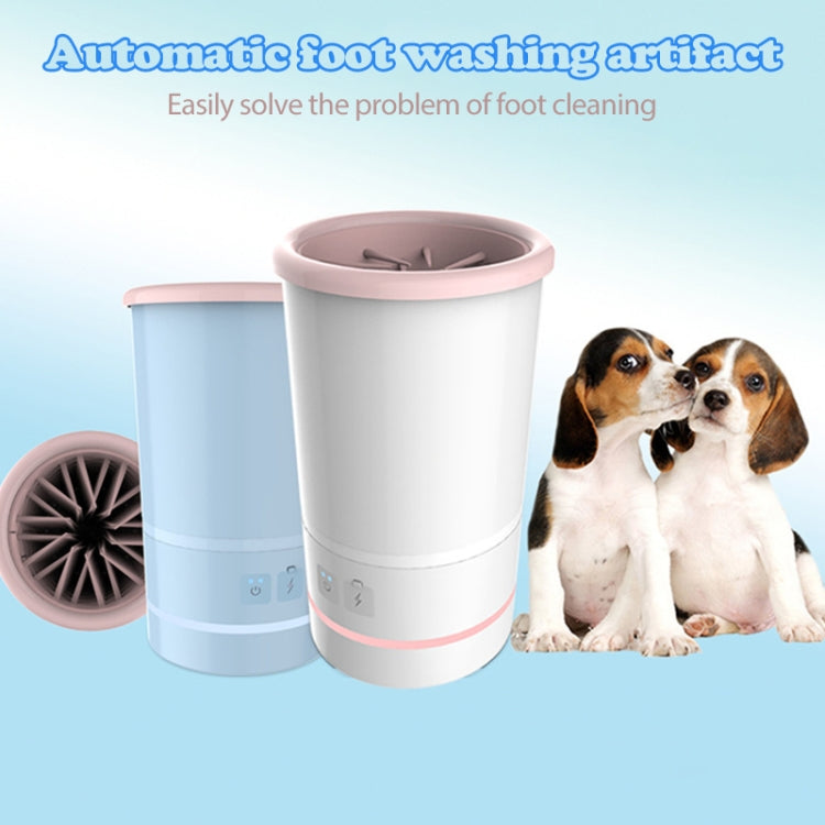 Pets Automatic Foot-Washing Cup Cats Dogs Extremities Cleaning Artifact, Size:M 10-14cm(Black)