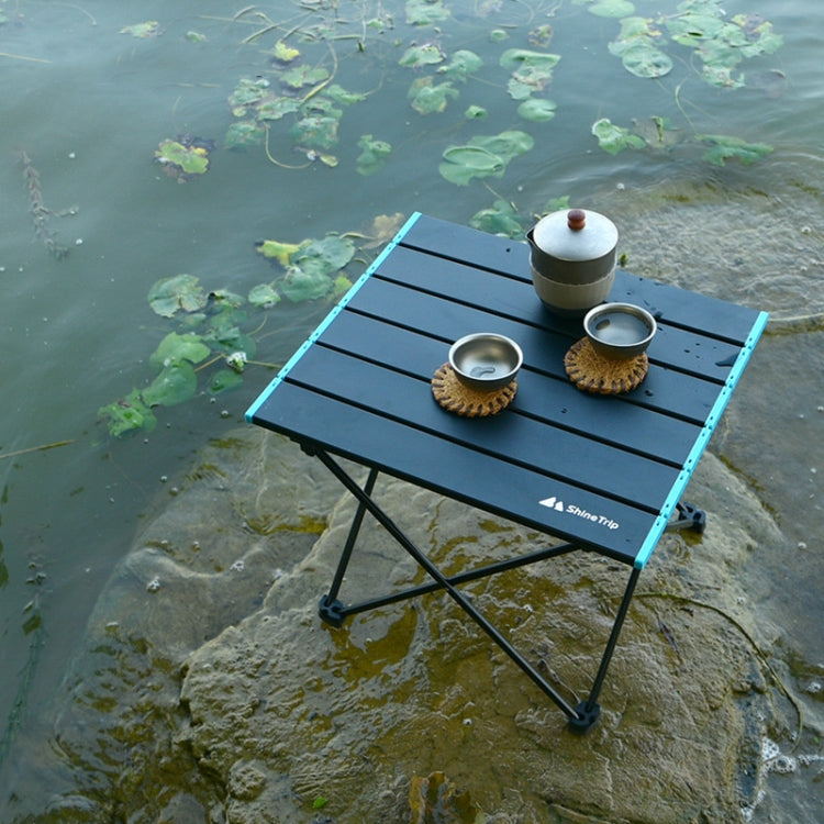 Outdoor Aluminum Alloy Folding Table Camping Picnic Portable Folding Table Barbecue Table Stall Small Dining Table, Size:Large