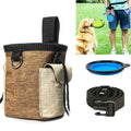 Outdoor Pet Training Bag Dog Training Pockets Pet Snack Storage Bag Pockets, Specification: Waist Bag+Folding Bowl