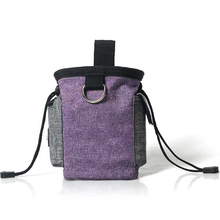 Pet Training Waist Bag With Belt Portable Outing Training Pet Snack Bag, Specification: Purple Waist Bag