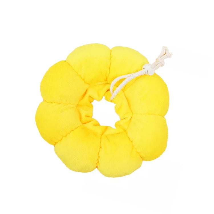 Pet Supplies Cat Headgear Cat Toy Anti-Bite Ring, Specification: XS(Golden Yellow)