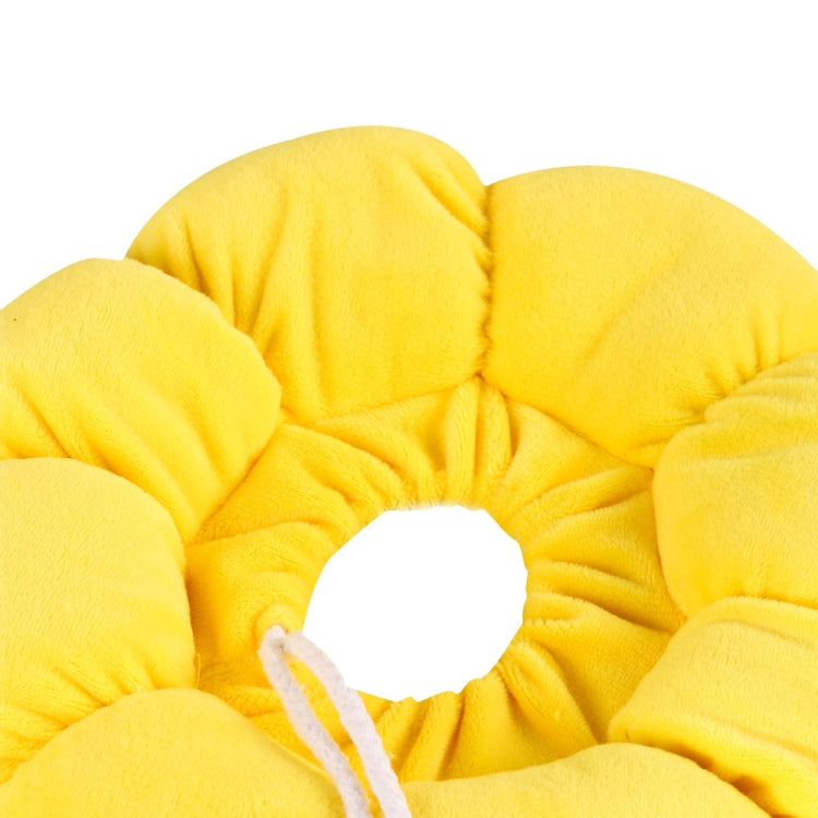 Pet Supplies Cat Headgear Cat Toy Anti-Bite Ring, Specification: L(Golden Yellow)