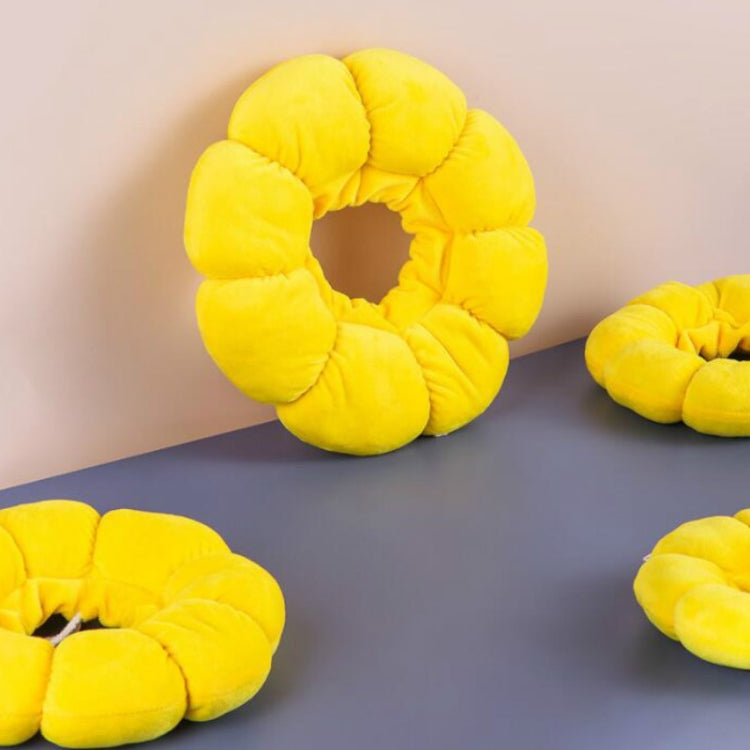 Pet Supplies Cat Headgear Cat Toy Anti-Bite Ring, Specification: L(Golden Yellow)