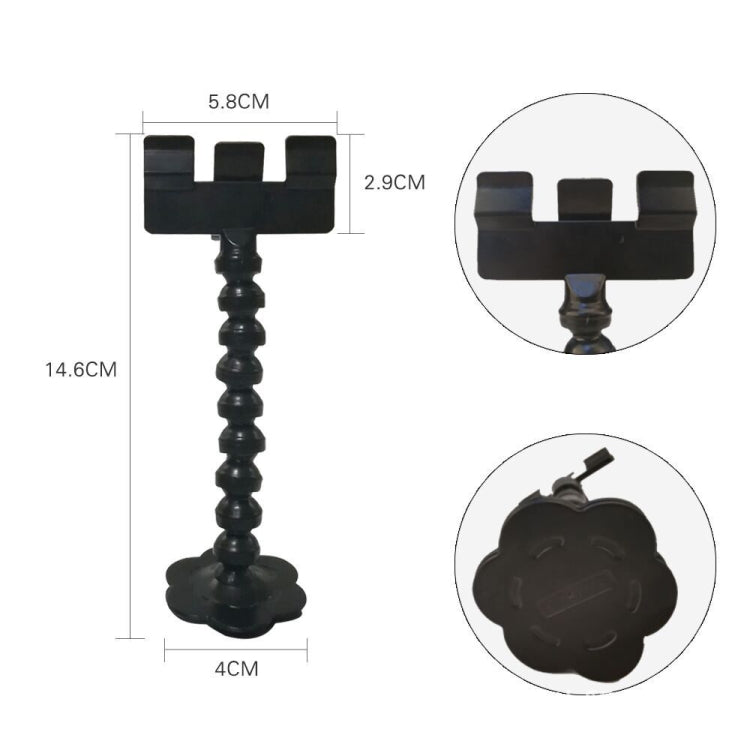 Pet Camera Artifact Dog Cat Looking At Camera Phone Clip(Black)