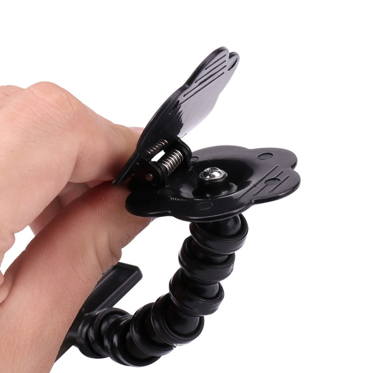 Pet Camera Artifact Dog Cat Looking At Camera Phone Clip(Black)