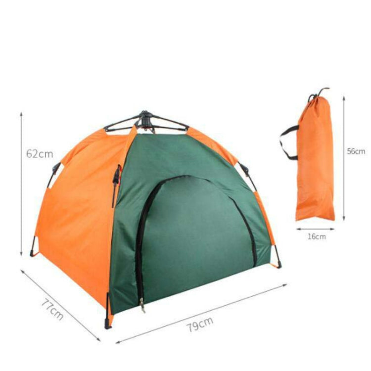 Outdoor Pet Tent Automatic Collapsible Cat House Kennel Rainproof And Sunscreen Portable Pet Kennel Car Dog Tent