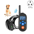 800m Remote Control Electric Shock Bark Stopper Vibration Warning Pet Supplies Electronic Waterproof Collar Dog Training Device, Style:556-1(AU Plug)