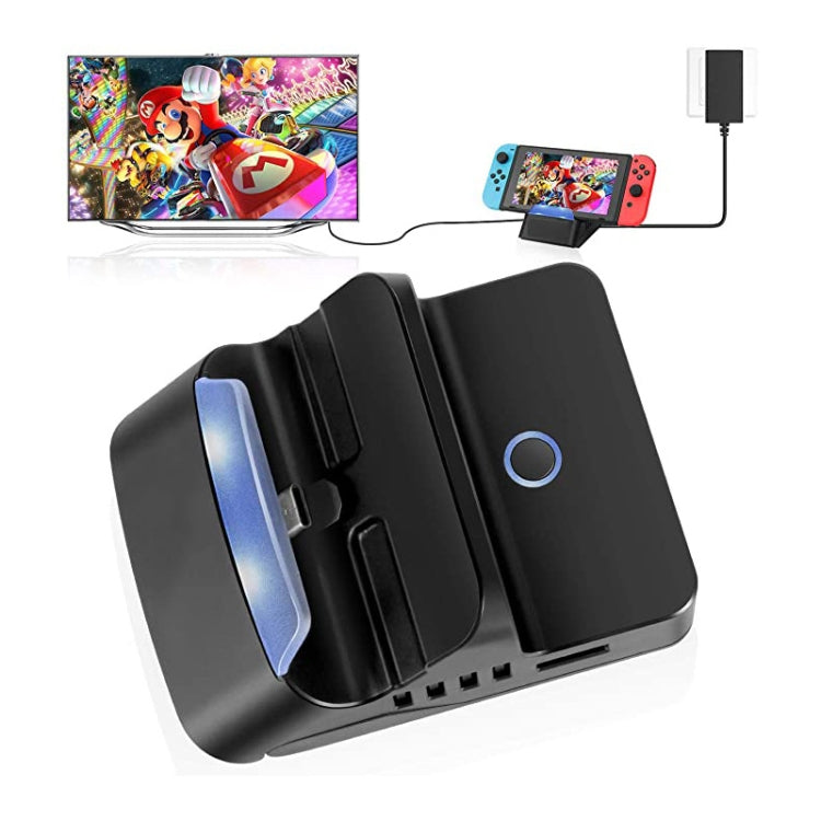 Video Projection Converter Cooling Portable Charging Base For Switch, Color of the product: Bluetooth