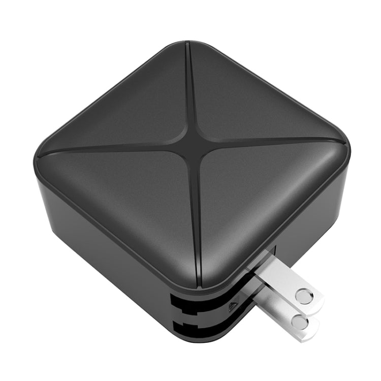 Multi-Function Projection And Charging AC Adapter Base Support Android/PC/Lite For Switch, Specifications:Black+US Plug
