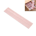 Plastic Drawer Divider Free Combination Classification Storage Board, Specification: 37x7cm(Pink)