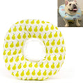 Cat Anti-Lick And Anti-Bite Soft Ring Dog Collar Pet Supplies, Size:XS(Green Pear)