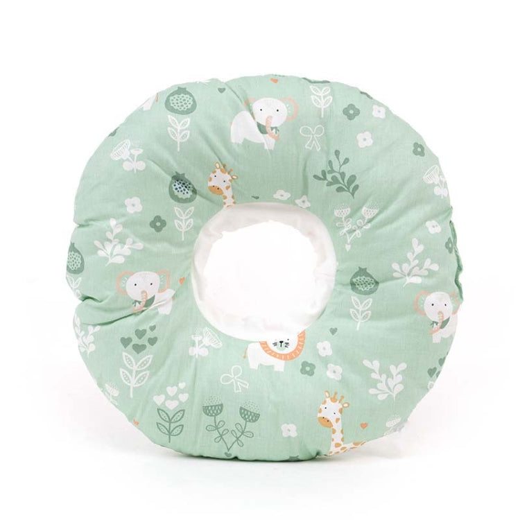 Cat Anti-Lick And Anti-Bite Soft Ring Dog Collar Pet Supplies, Size:XS(Green Lion)