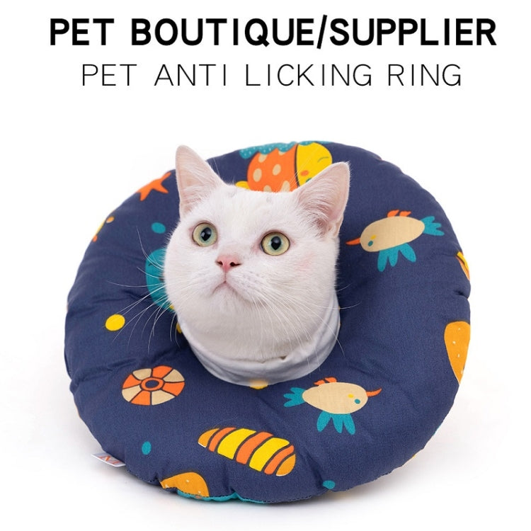 Cat Anti-Lick And Anti-Bite Soft Ring Dog Collar Pet Supplies, Size:XS(Little Pink Rabbit)