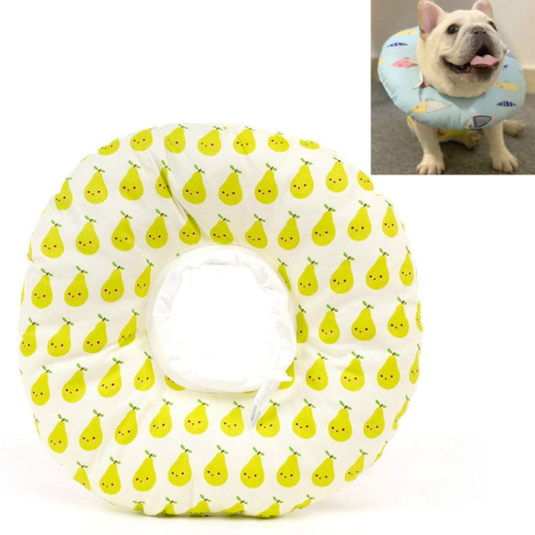 Cat Anti-Lick And Anti-Bite Soft Ring Dog Collar Pet Supplies, Size:S(Green Pear)
