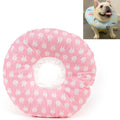 Cat Anti-Lick And Anti-Bite Soft Ring Dog Collar Pet Supplies, Size:S(Little Pink Rabbit)