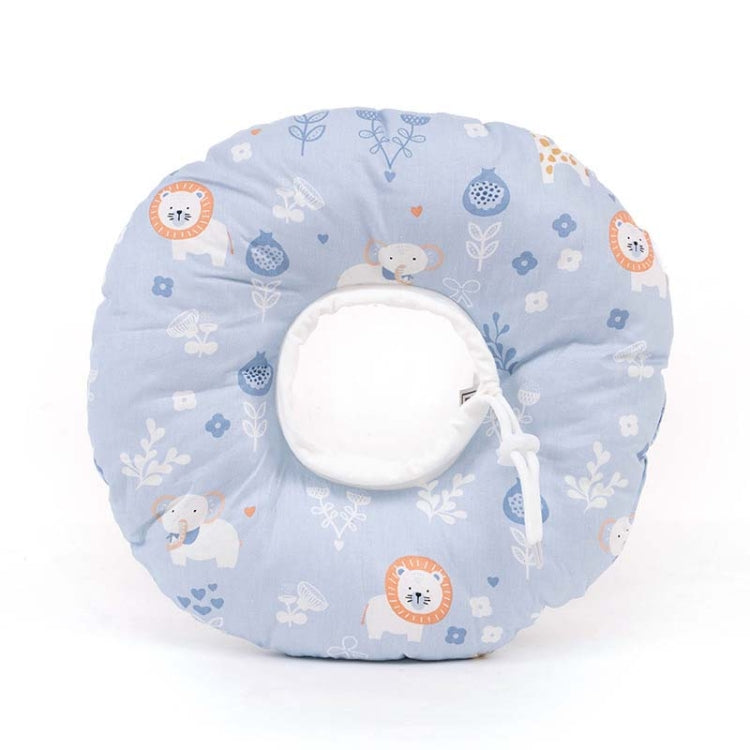 Cat Anti-Lick And Anti-Bite Soft Ring Dog Collar Pet Supplies, Size:M(Taro Lion)