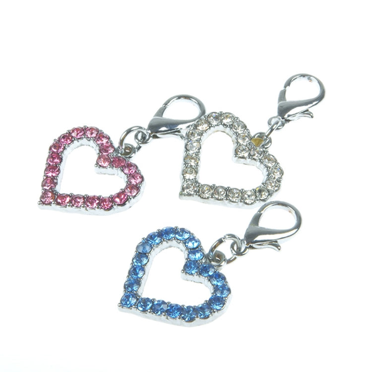 Pet Supplies Pearl Necklace Pet Collars Cat and Dog Accessories, Size:L(White)