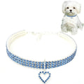 Pet Supplies Elastic Love Cats And Dogs Accessories Pet Collars, Size:L(Blue)