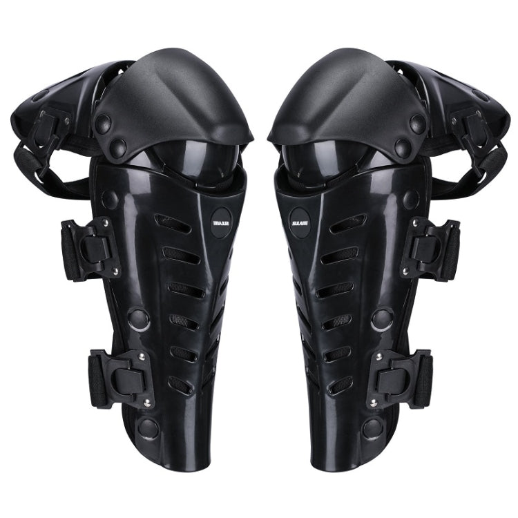 SULAITE Motocross Outdoor Sports Protective Gear Riding Windproof And Anti-Fall Activity Leggings Protector(Black)