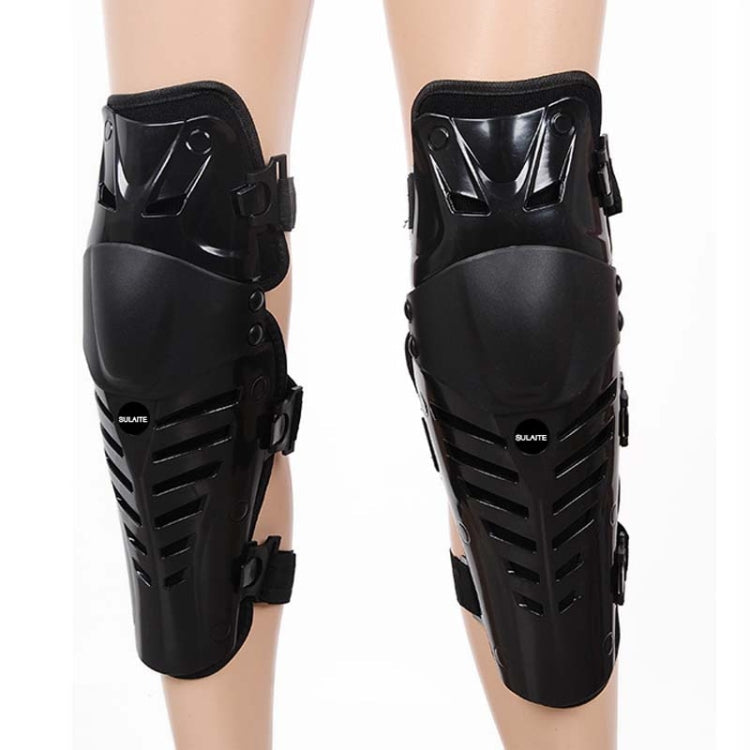 SULAITE Motocross Outdoor Sports Protective Gear Riding Windproof And Anti-Fall Activity Leggings Protector(Black)