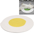 Pet Cat Litter Cotton Thread Woven Cat Grinding Claw Mattress Cool Cat Scratching Blanket(Yellow)